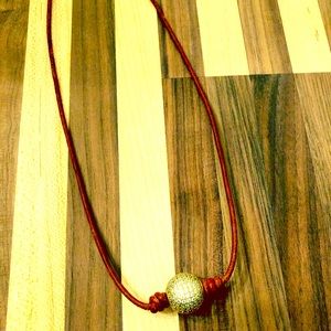 Swarovski Leather Necklace